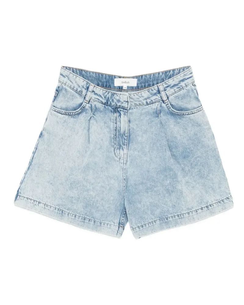 ba&sh Filou Jeans-Shorts mit Falten - Blau Blau