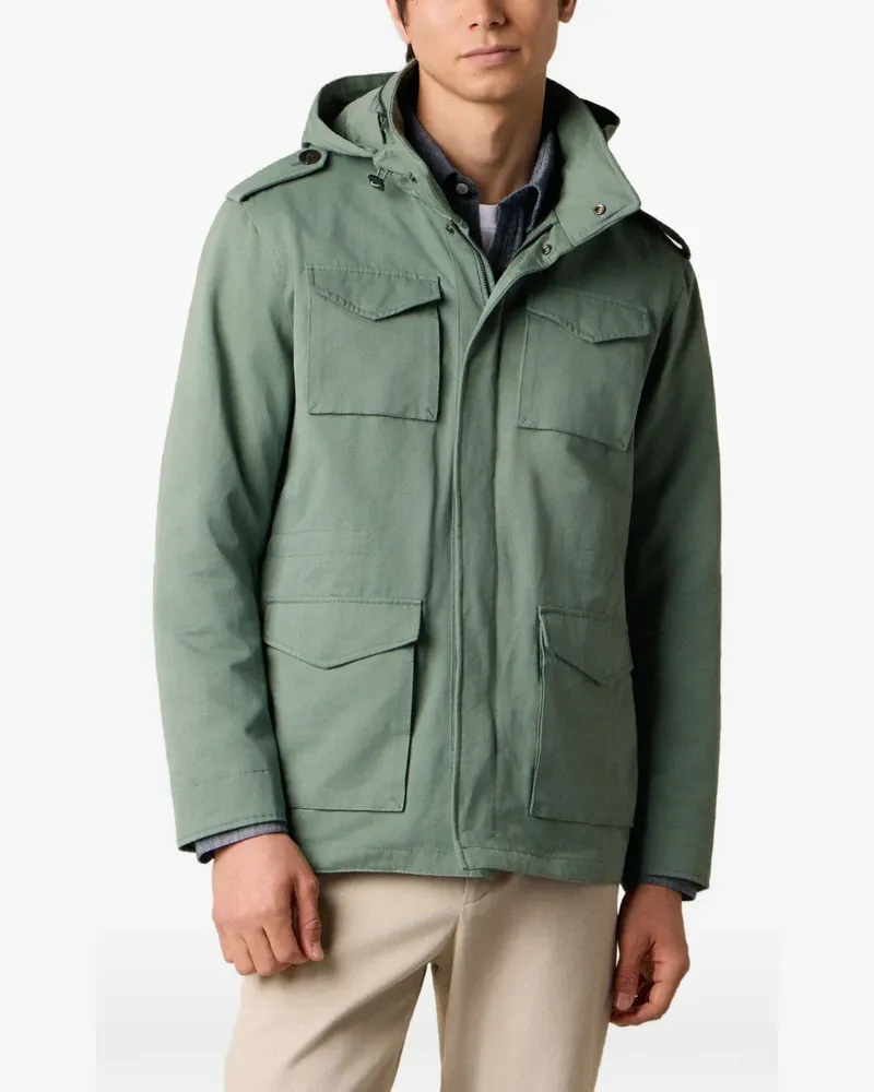 Brooks Brothers Jacke mit Stehkragen - Grün Grün
