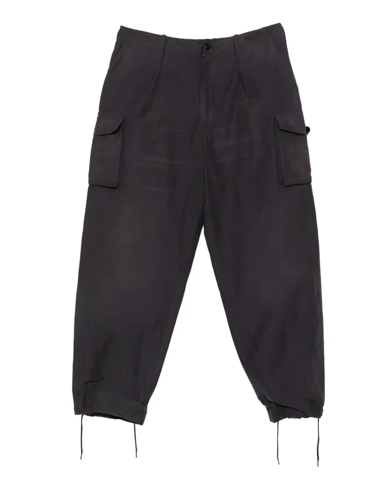 Maison Margiela Tapered-Hose mit Cargotaschen - Schwarz Schwarz