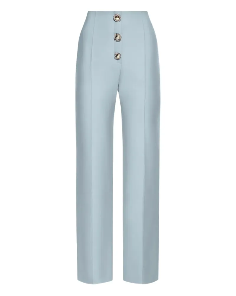 Oscar de la Renta Hose mit verzierten Knöpfen - Blau Blau