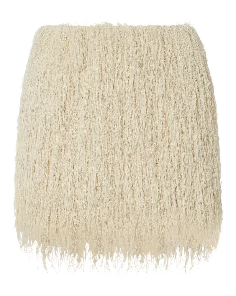 Liu Jo fringe mini skirt - Nude Nude