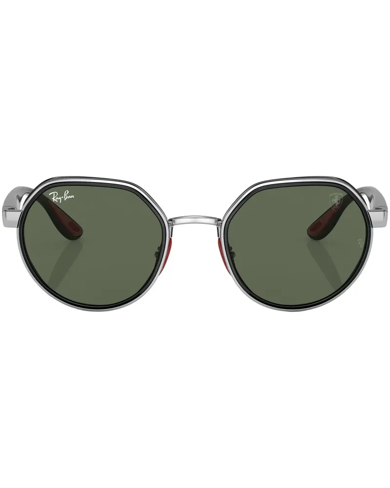 Ray Ban Sonnenbrille mit geometrischem Gestell - Silber Silber