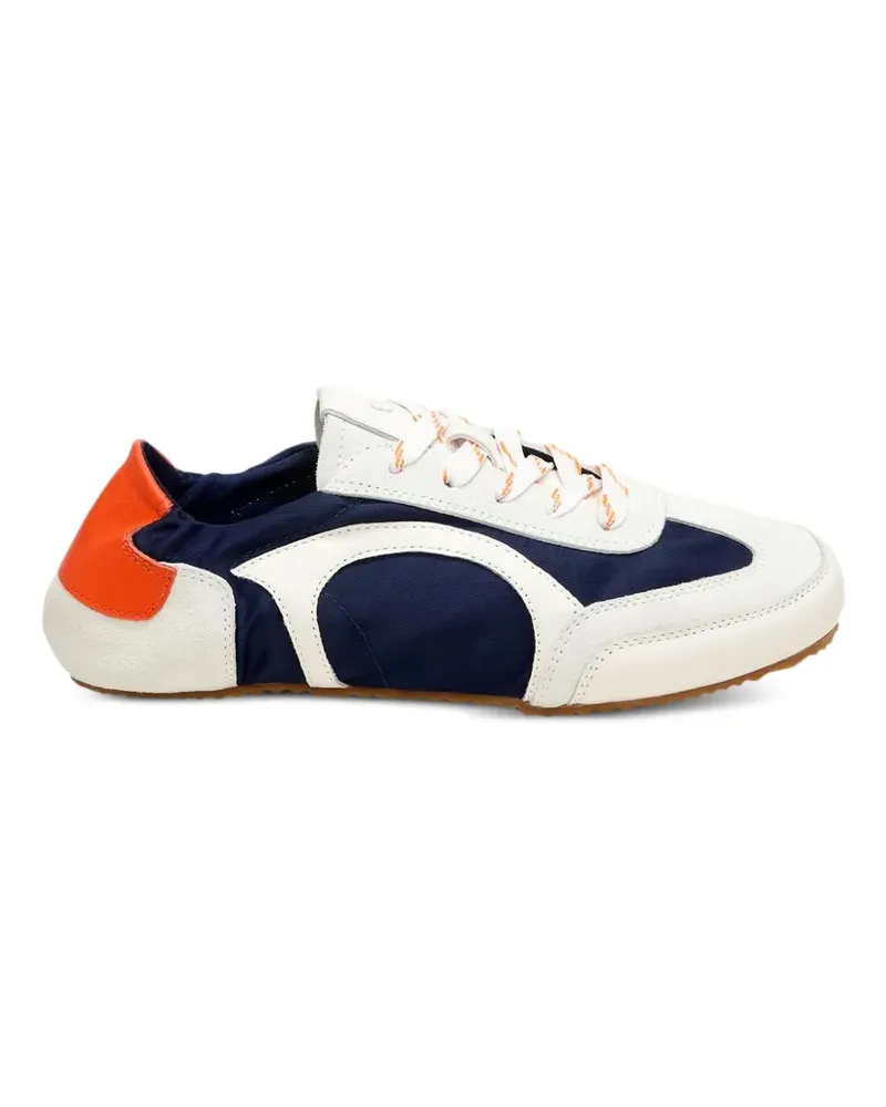 Dorothee Schumacher panelled mesh-insert sneakers - Blau Blau