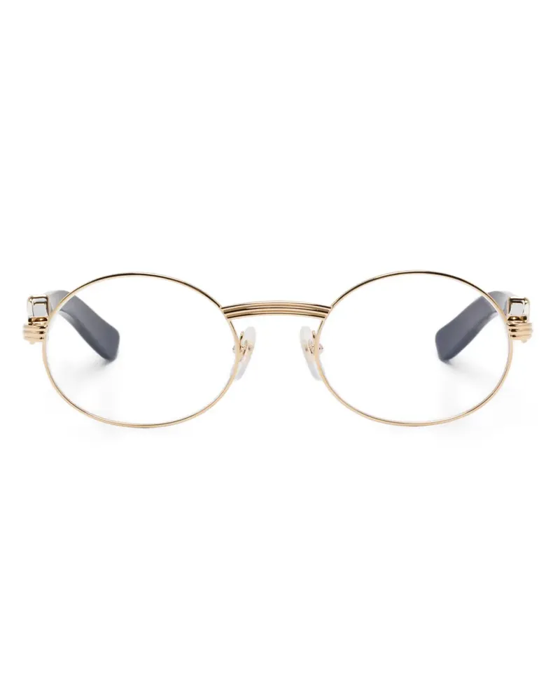 Cartier Brille mit rundem Gestell - Gold Gold