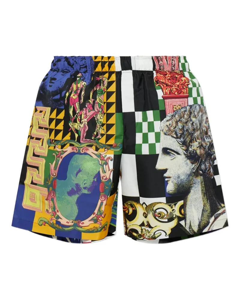 Versace printed boardshorts - Schwarz Schwarz