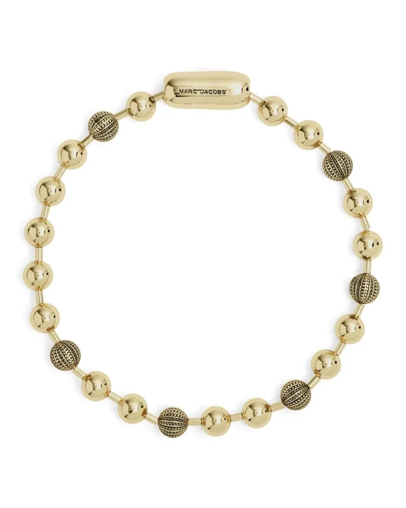 Marc Jacobs Kugelkette mit Logo-Gravur Gold