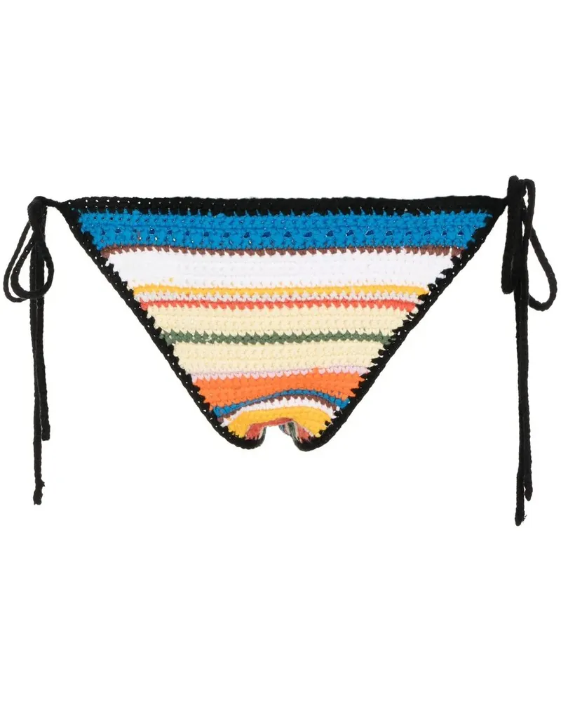 Ganni Gehäkeltes Bikinihöschen - Mehrfarbig Mehrfarbig