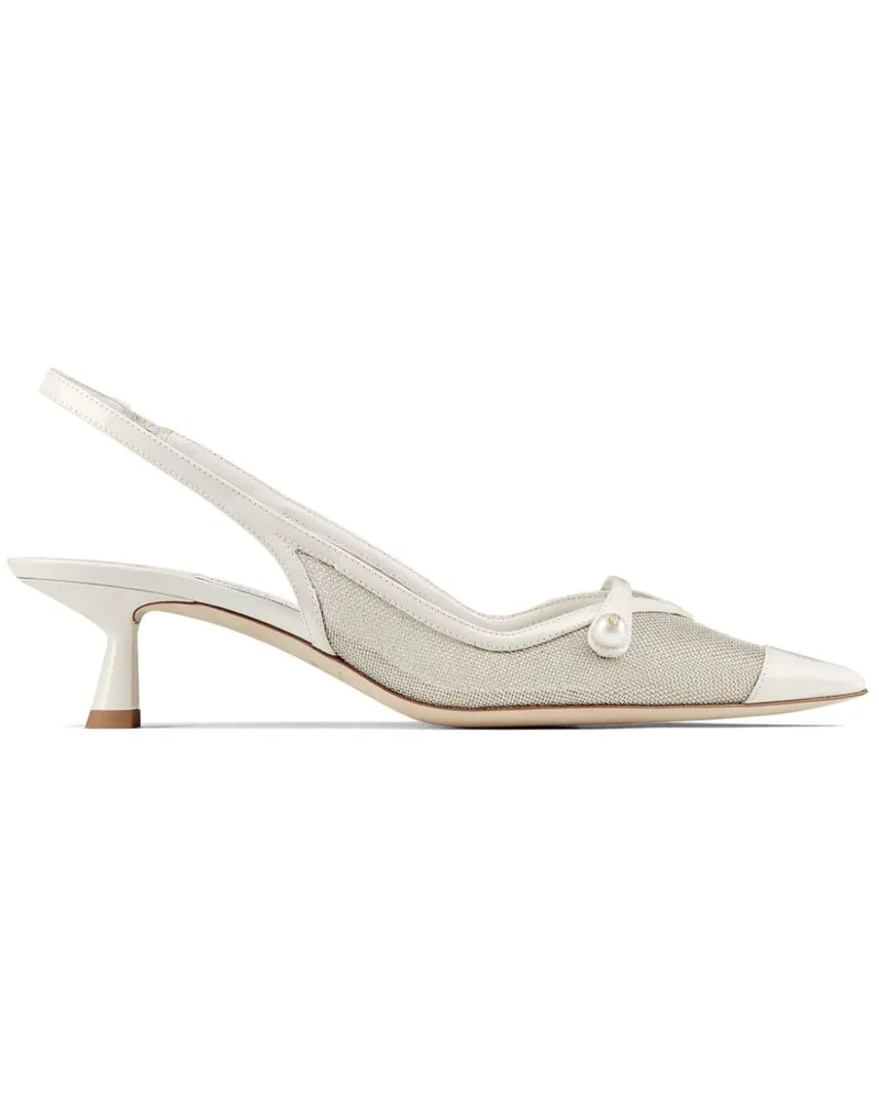 Jimmy Choo Amita Slingback-Pumps 45mm - Silber Silber