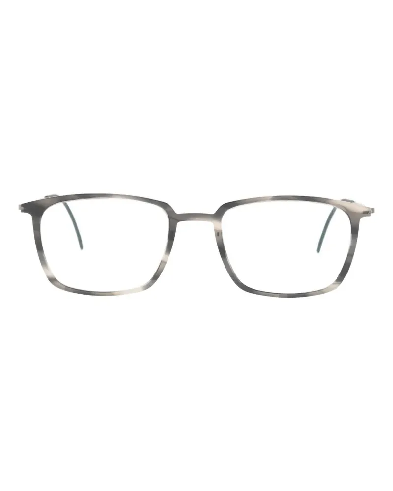 Lindberg Thintanium Brille mit eckigem Gestell - Grau Grau