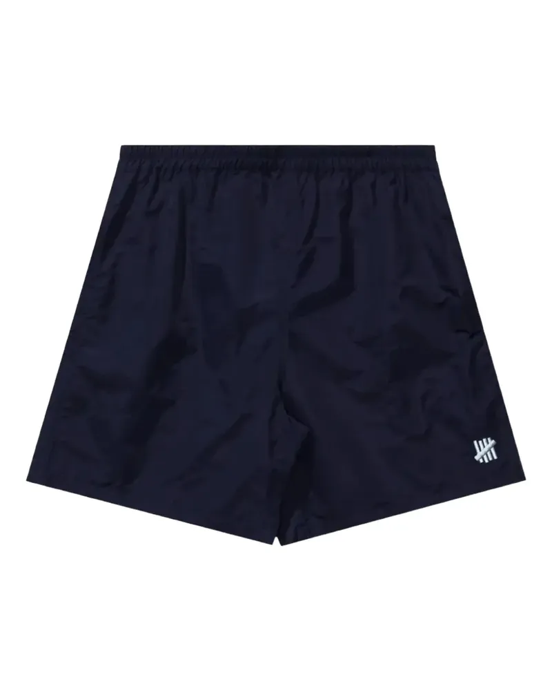 Undefeated logo-embroidered swim shorts - Blau Blau