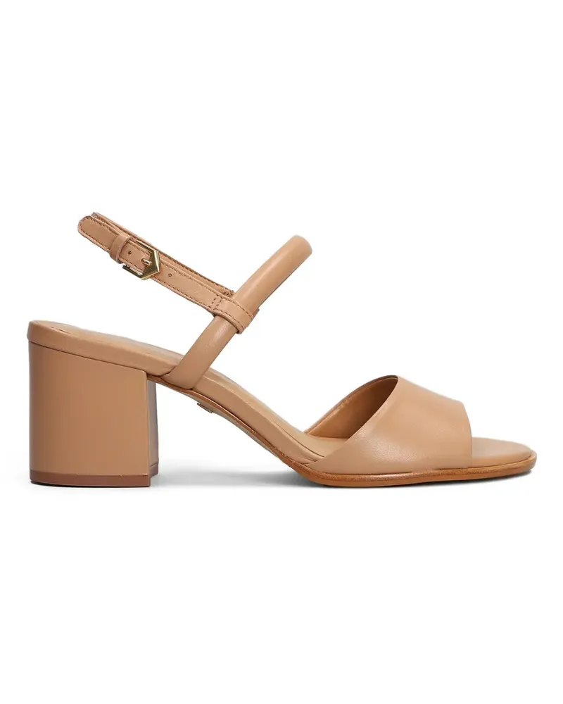 CARRANO buckle-fastening block-heel sandals - Braun Braun