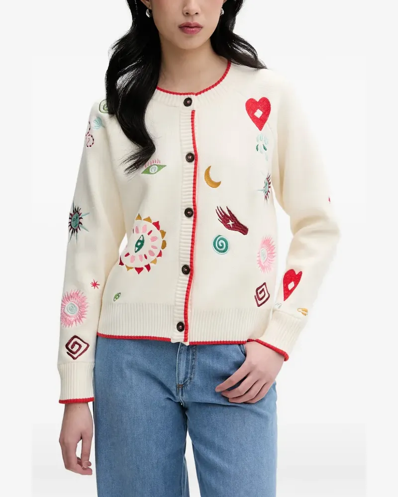 Never Fully Dressed Morocco Charms Chery cardigan - Nude Nude