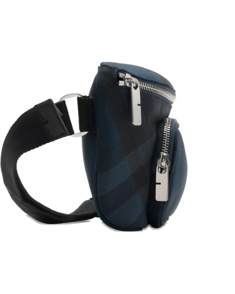 Burberry Gürteltasche mit Karomuster - Blau Blau
