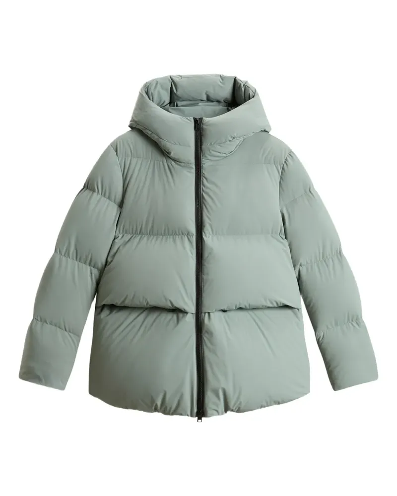 Woolrich Gefütterte Kapuzenjacke - Grün Grün