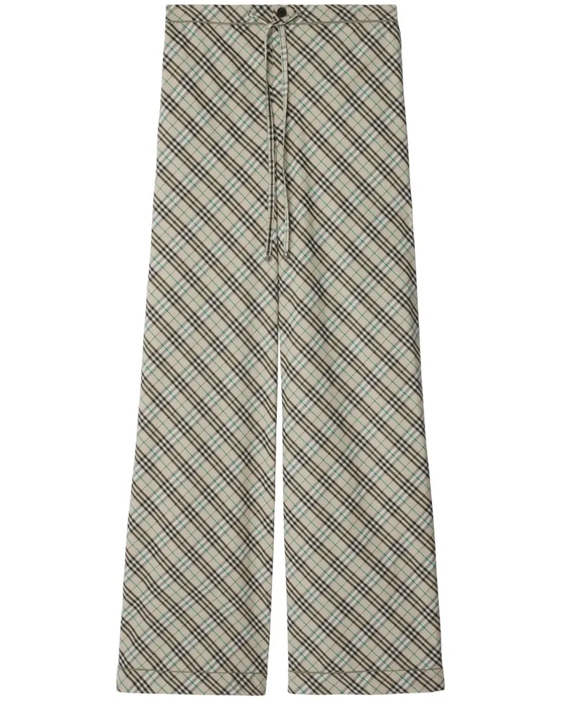 Burberry Hose mit Karomuster - Nude Nude