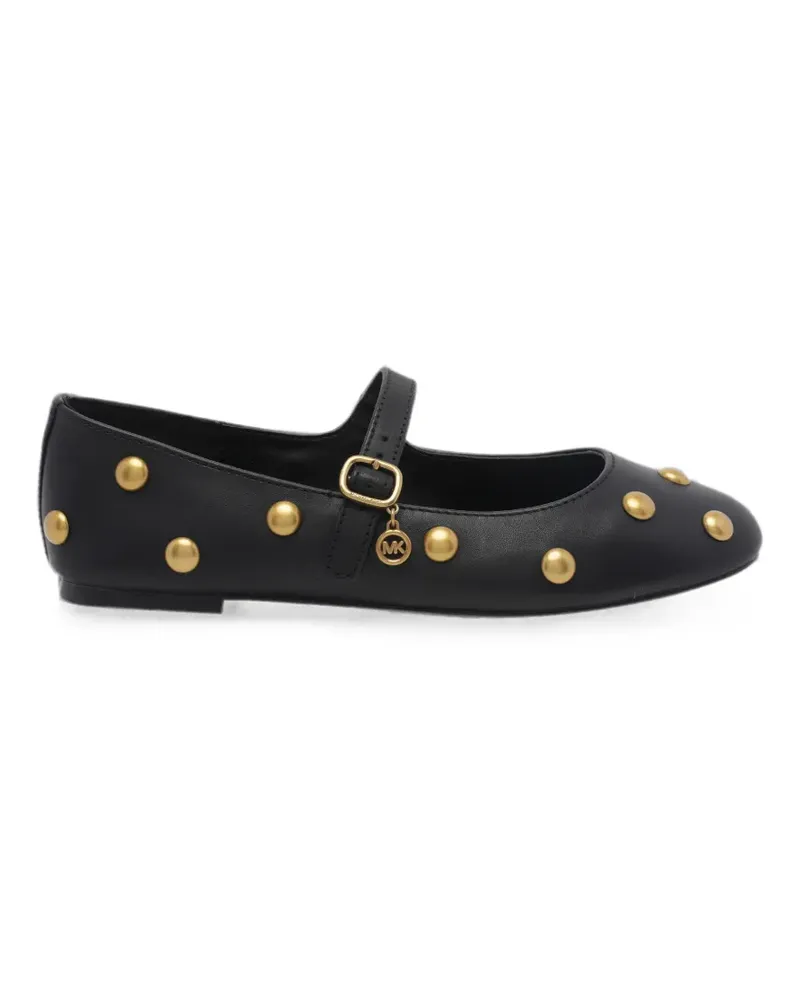 Michael Kors Nellie stud-embellished ballet flats - Schwarz Schwarz