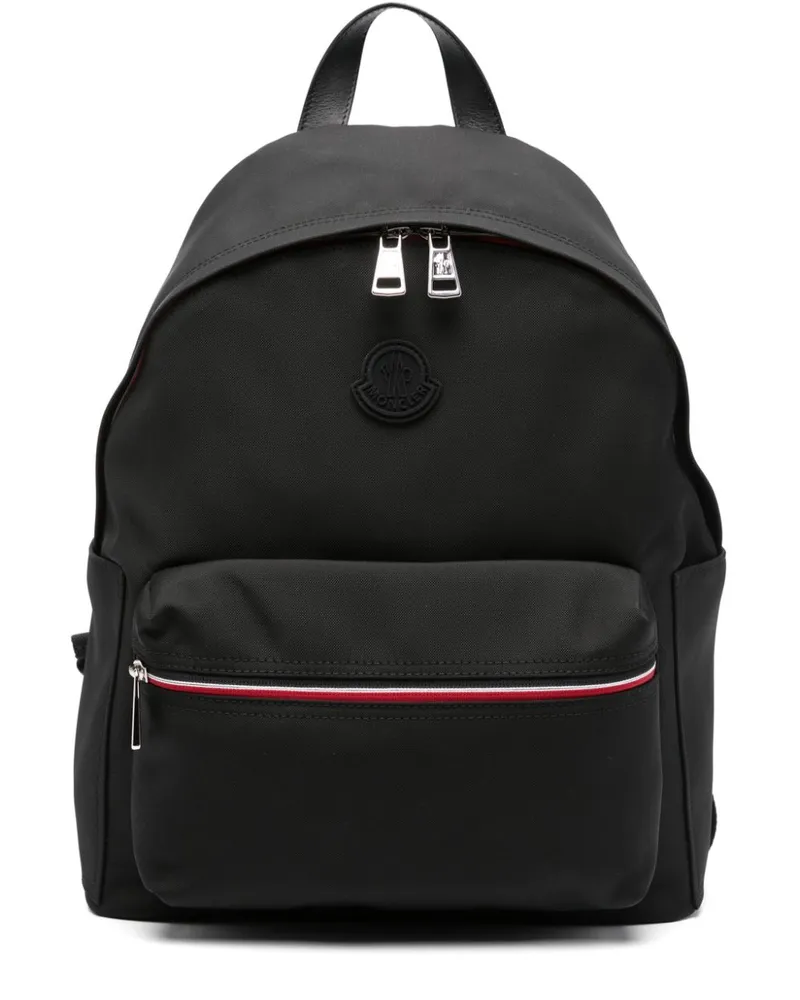 Moncler New Pierrick Rucksack mit Reißverschluss - Schwarz Schwarz