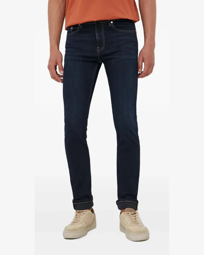 Karl Lagerfeld Jeans mit Logo-Patch - Blau Blau