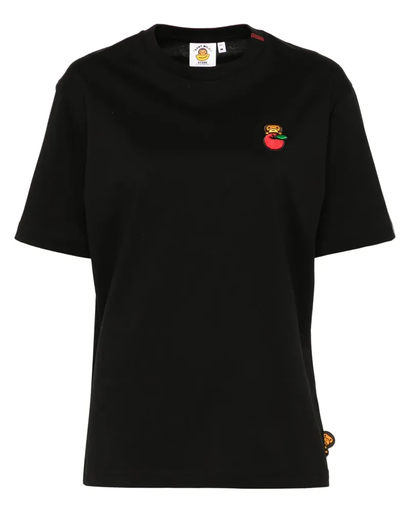BAPE T-Shirt mit Print - Schwarz Schwarz