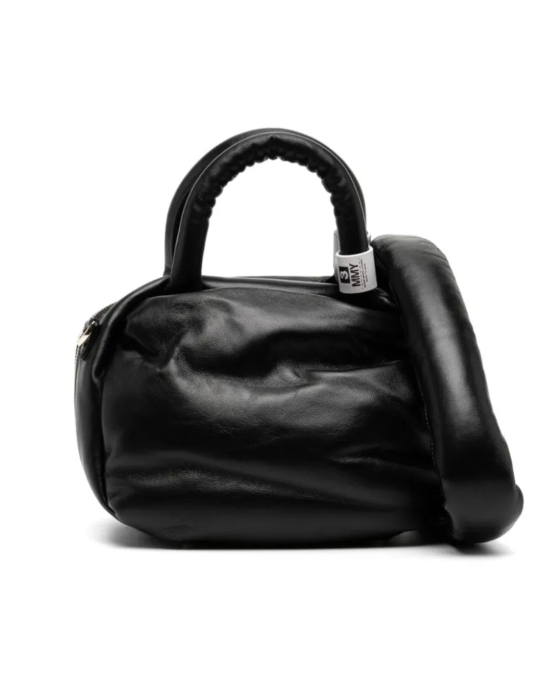 MIHARAYASUHIRO Wattierte Puker Schultertasche - Schwarz Schwarz