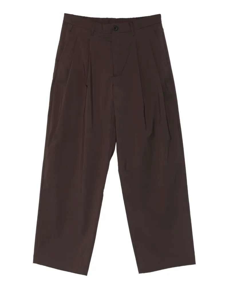 Norse Projects Bundfaltenhose mit Reißverschluss - Braun Braun