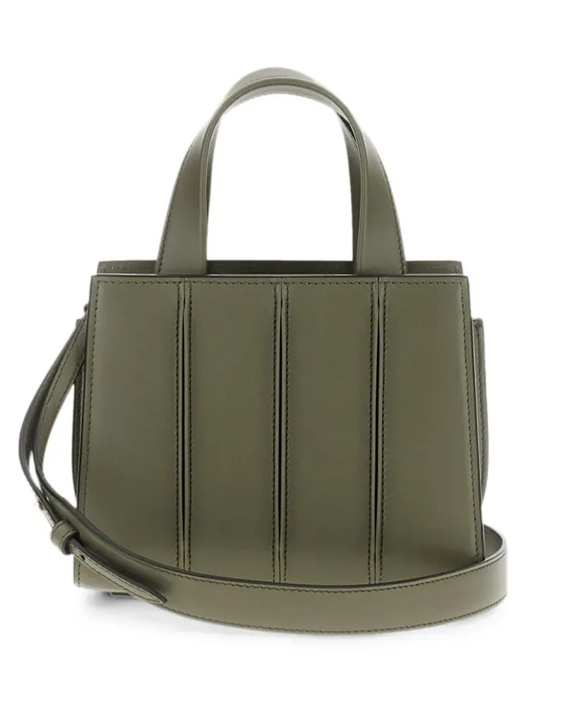 Max Mara Clutch mit Kontrasteinsatz - Grün Grün
