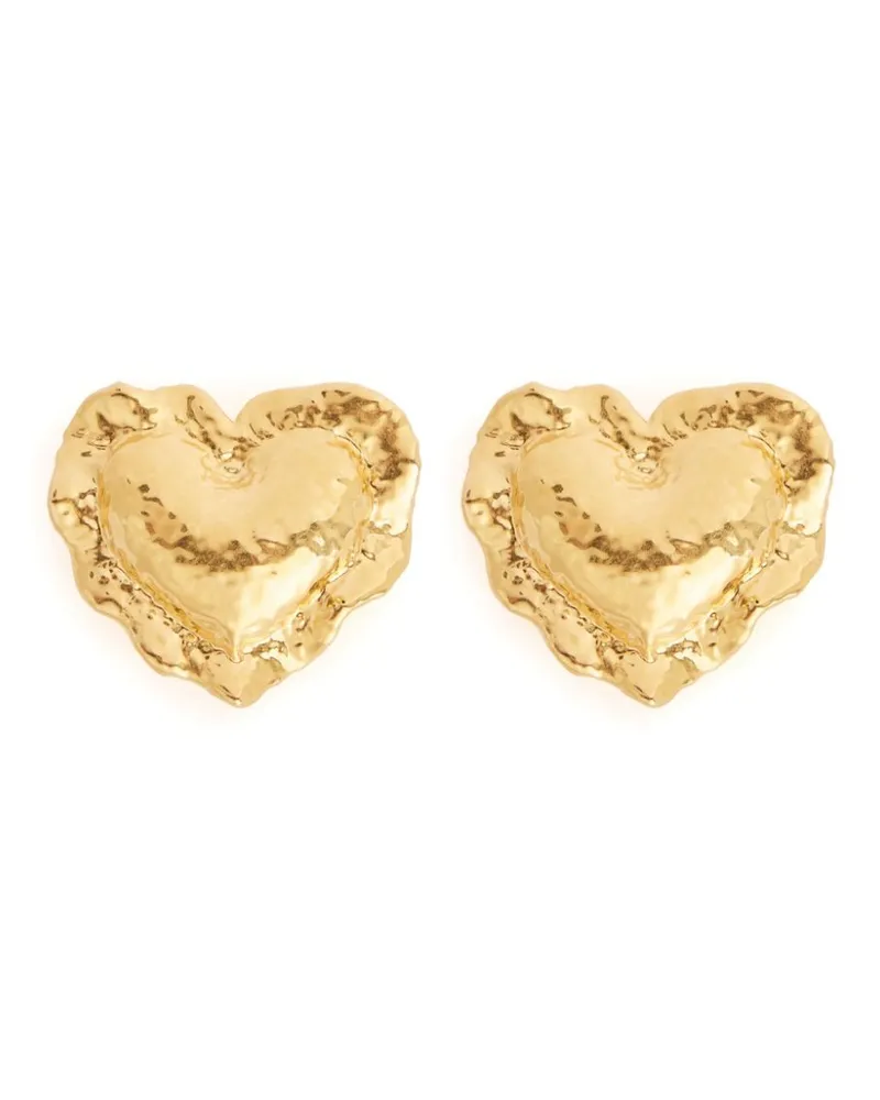 Nina Ricci Herz-Ohrringe - Gold Gold