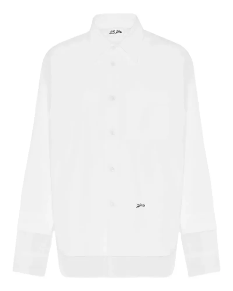 Jean Paul Gaultier Geknöpftes Petit Grand Hemd - Weiß Weiß