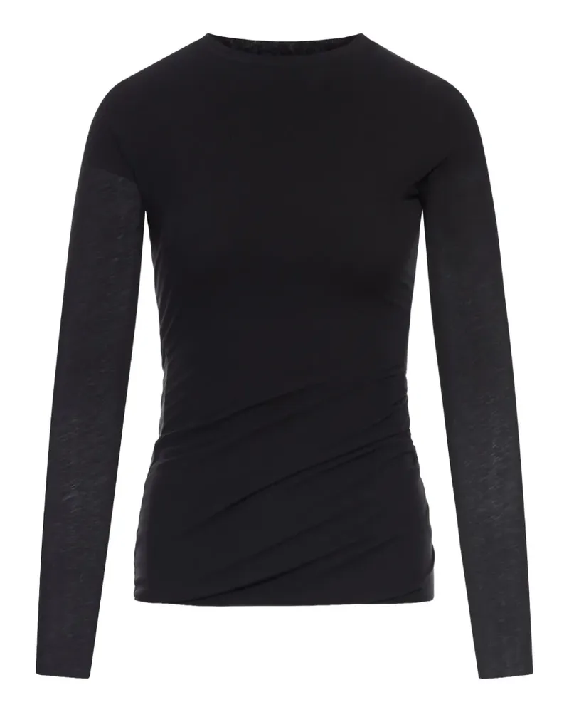 Jil Sander Langärmeliges Oberteil - Schwarz Schwarz