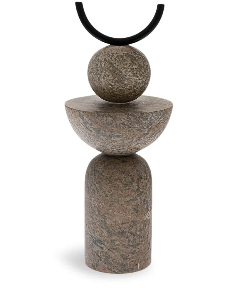 Gardeco Constantin Totem 1 Skulptur aus Stein - Nude Nude
