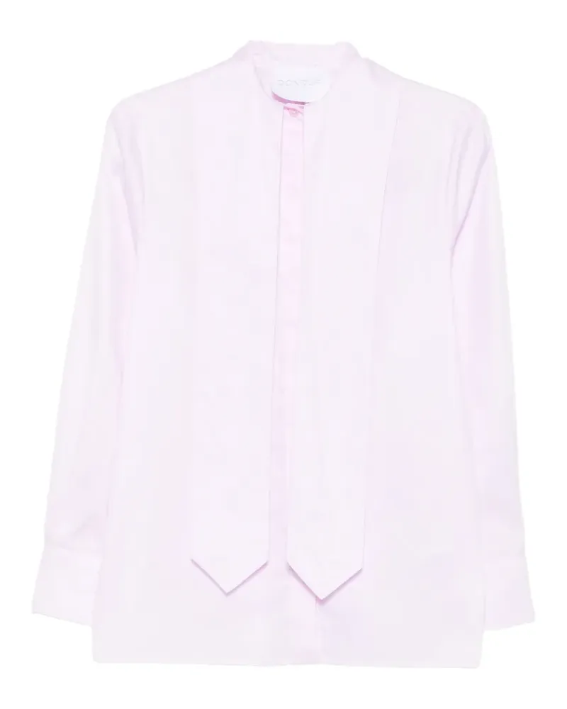 Dondup pussy-bow long-sleeve shirt - Rosa Rosa