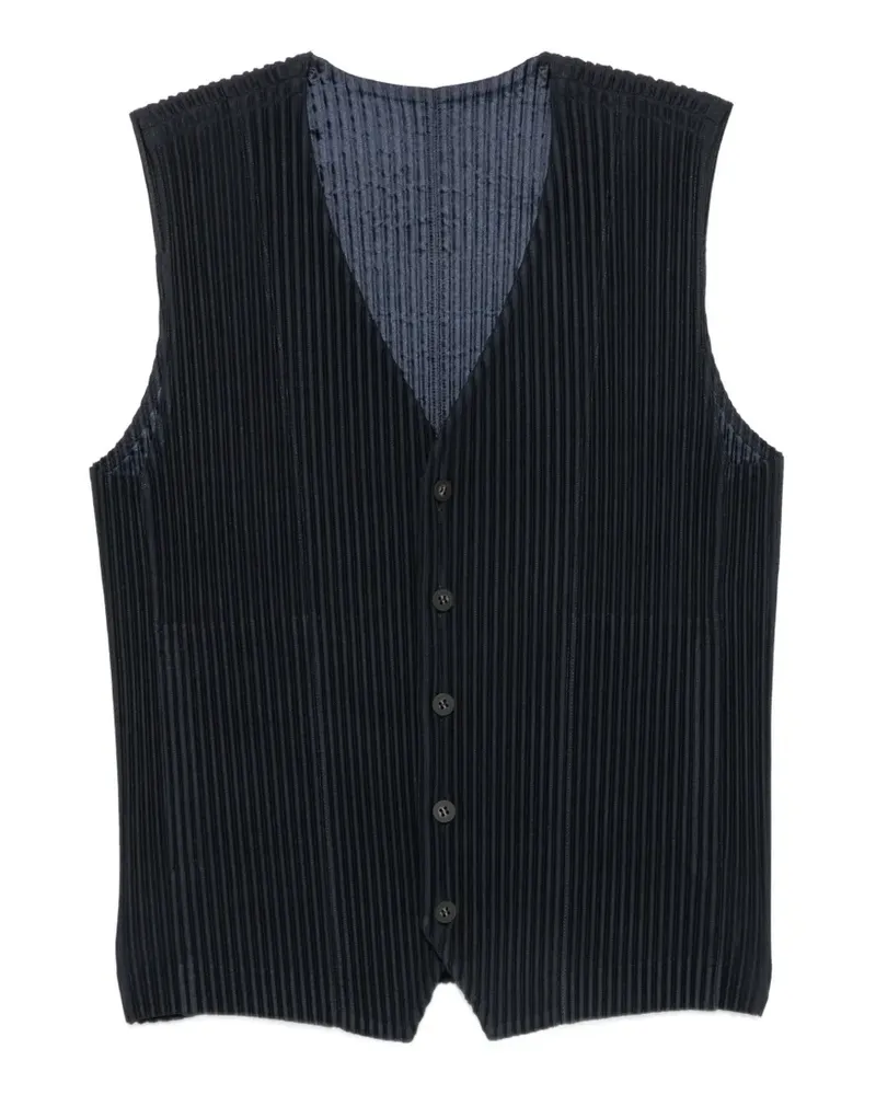 Issey Miyake pleated sweater - Schwarz Schwarz