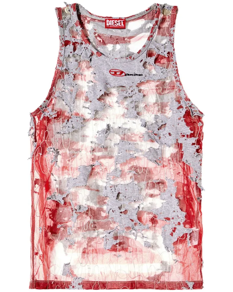 Diesel x Damiano David T-Lifty Tanktop - Grau Grau