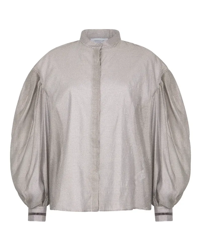 Fabiana Filippi puff-sleeve blouse - Nude Nude