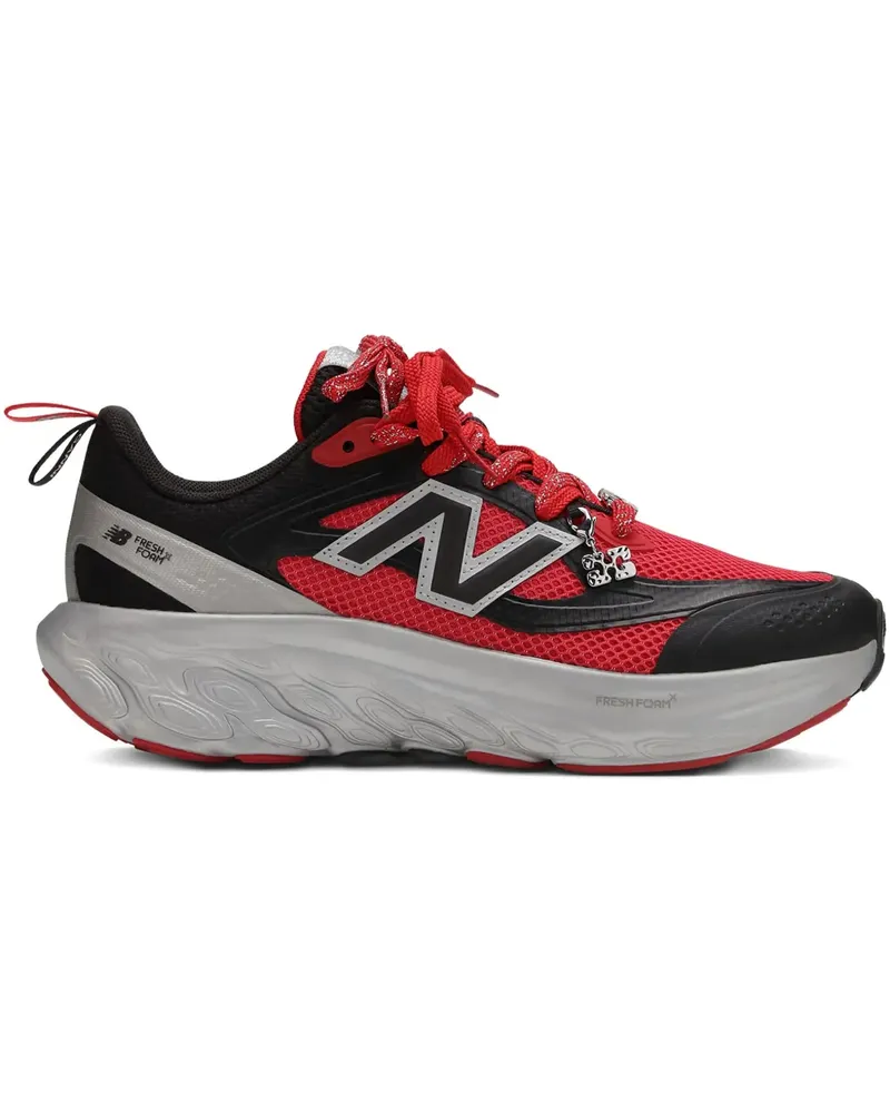 Ganni x New Balance Red FFT logo charm trainers - Rot Rot