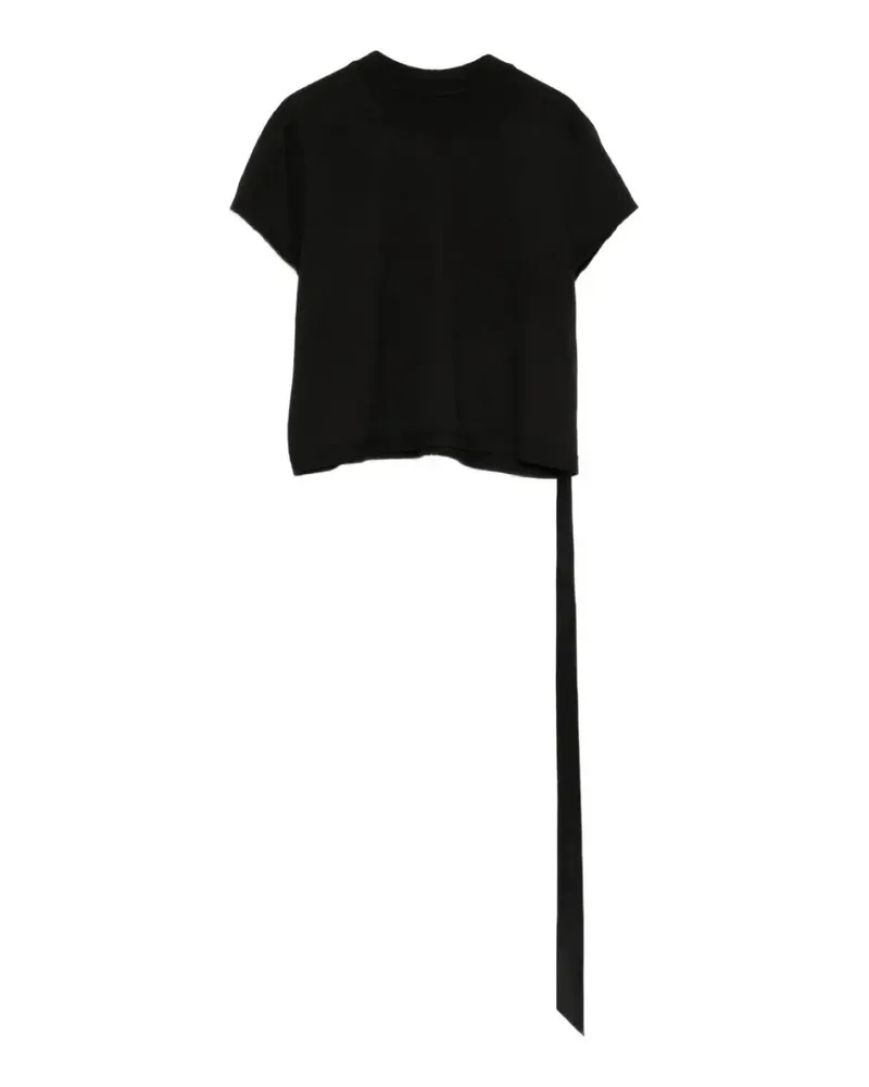 DRKSHDW by Rick Owens T-Shirt mit langem Träger und Rippstrickbesatz - Schwarz Schwarz