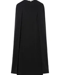 Stella McCartney Langärmeliges Cape-Kleid Schwarz