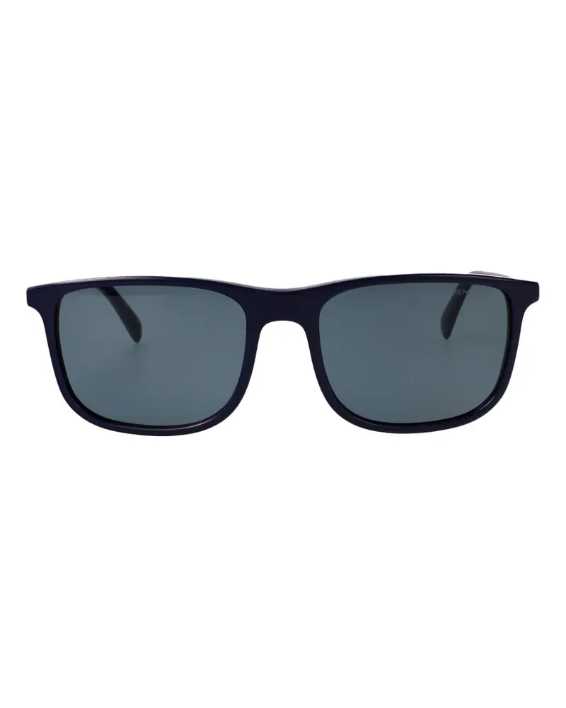 Emporio Armani Sonnenbrille mit eckigem Gestell - Blau Blau