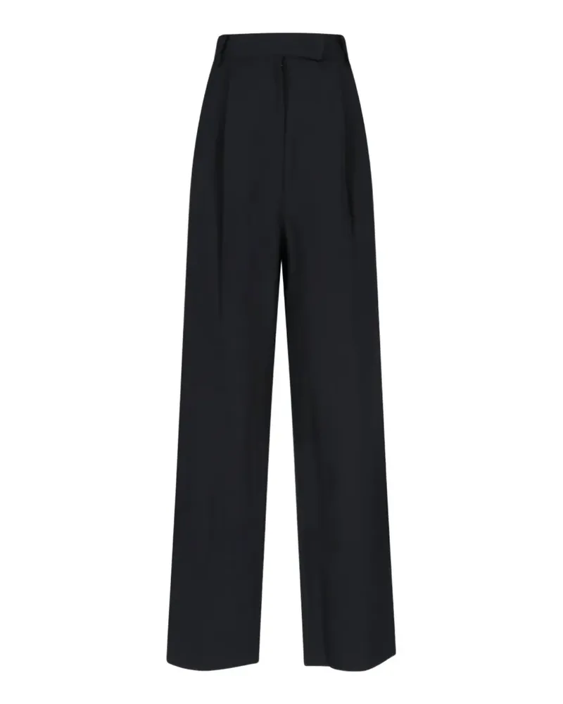 FRANKIE Shop Bea pleated trousers - Schwarz Schwarz