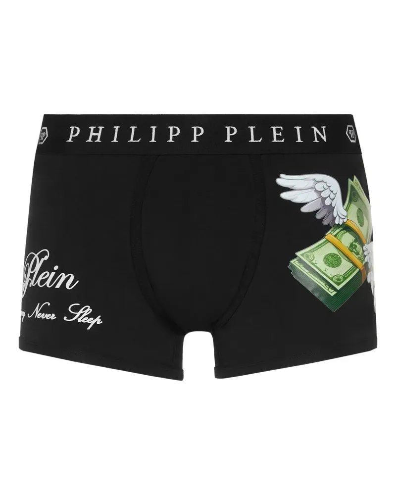 Philipp Plein Flying Money Boxershorts - Schwarz Schwarz