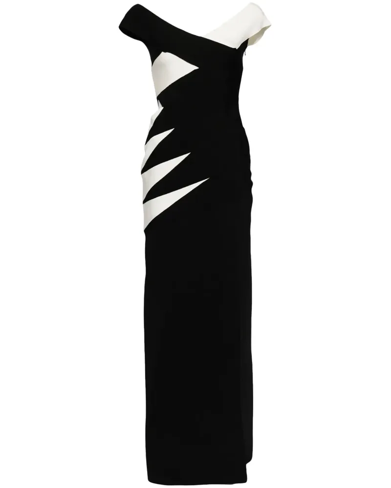 Zuhair Murad Schulterfreies Abendkleid - Schwarz Schwarz