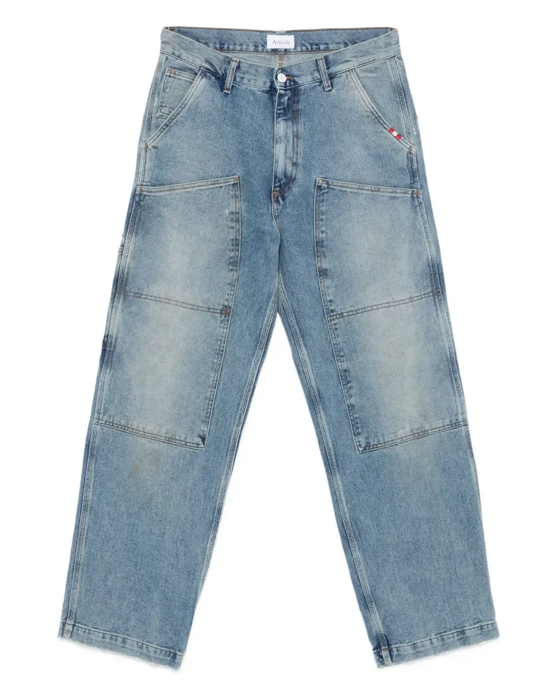 Amish belt-loop jeans - Blau Blau