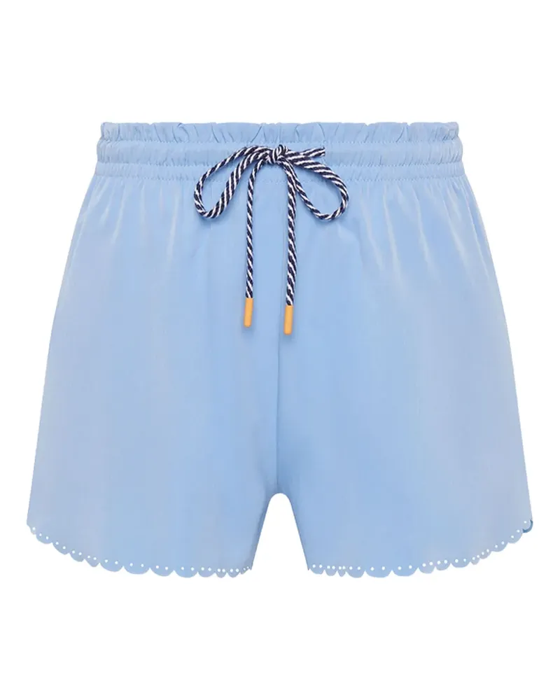 The Upside Era Shorts mit Wellensaum - Blau Blau