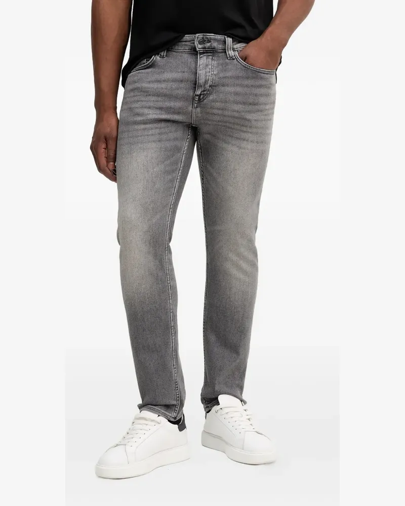 HUGO BOSS Jeans mit aufgesetzter Tasche - Grau Grau