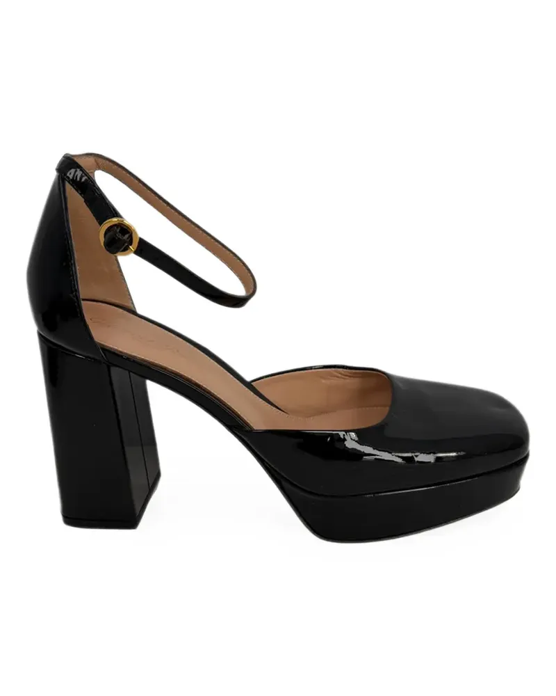 Gianvito Rossi Plateau-Pumps mit Knöchelriemen - Schwarz Schwarz