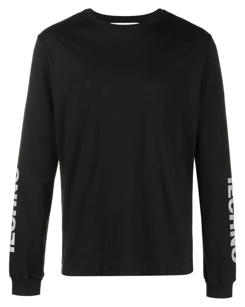 1017 ALYX 9SM Techno Langarmshirt - Schwarz Schwarz