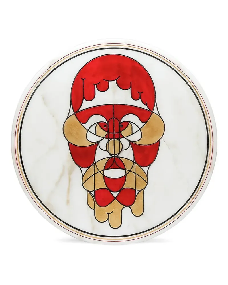 Editions Milano Marblelous IX Teller 32cm - Weiß Weiß