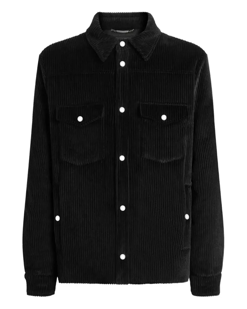 Dolce & Gabbana Cordjacke mit Klappentaschen - Schwarz Schwarz