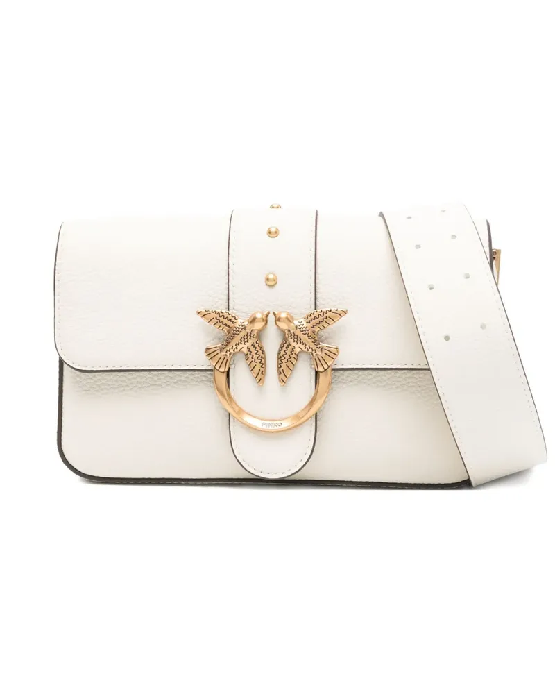 Pinko Love Birds Schultertasche - Nude Nude