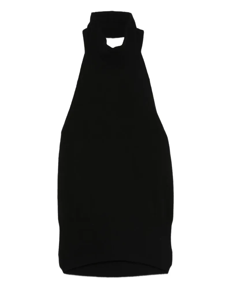 Federica Tosi Neckholder-Top mit Stehkragen - Schwarz Schwarz